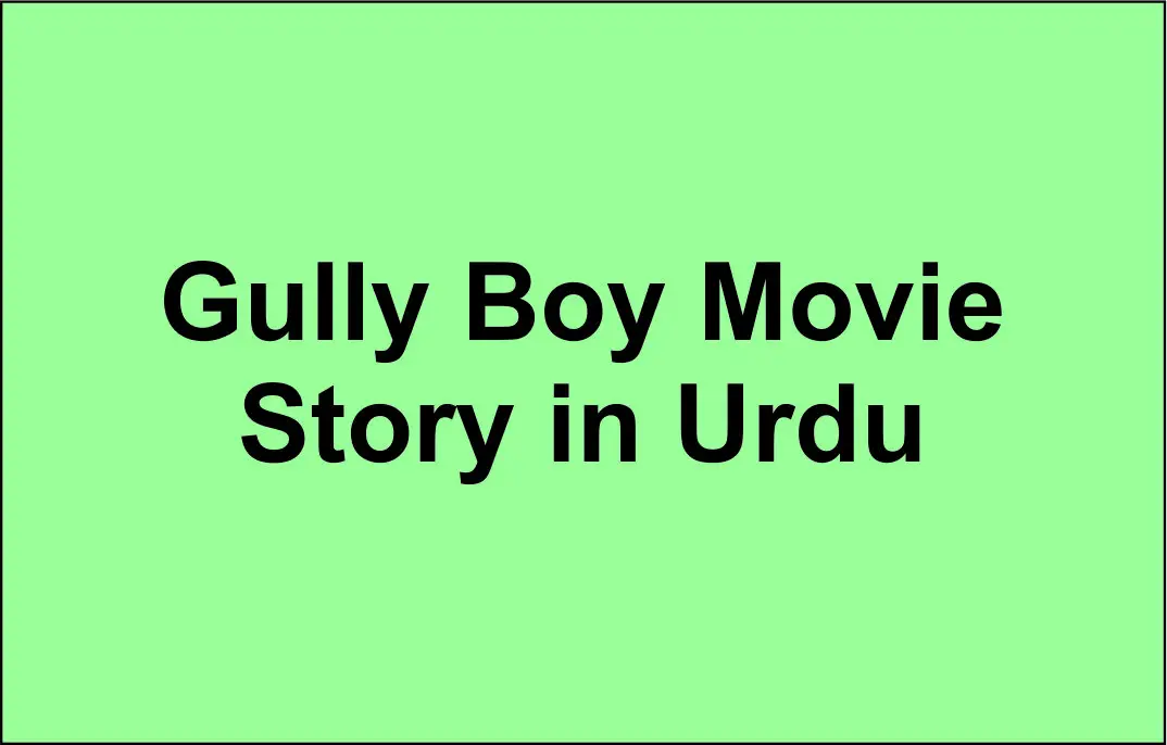 Gully Boy Movie Story in Urdu